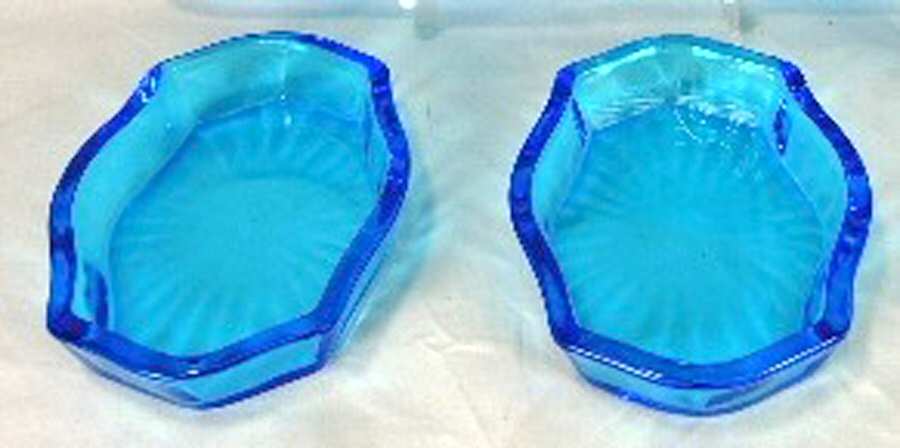 Allah-Blue Ashtray by New Martinsville-1