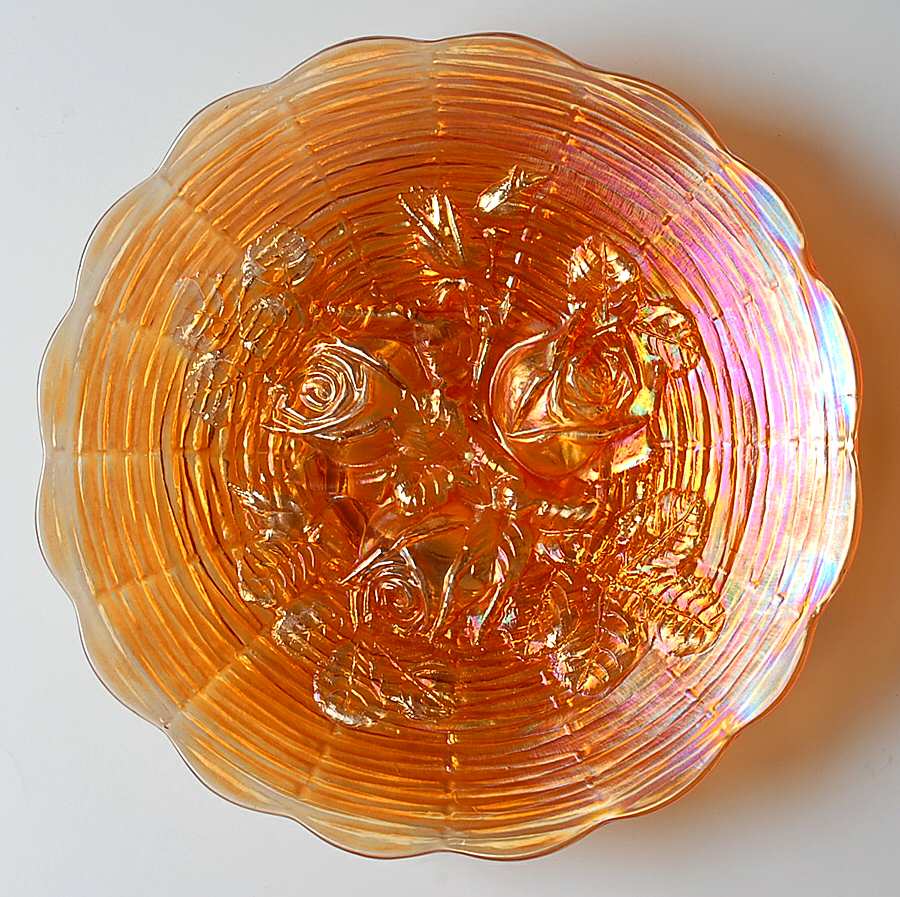 Rose Show-Marigold 9" Decorative Plate by Northwood-1