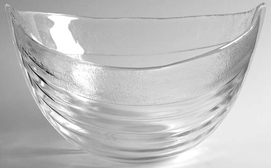 Bohus 9" Oval Bowl by Nybro Crystal-1
