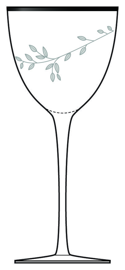 Birchwood Platinum Water Goblet by Noritake-1