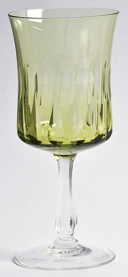 Aquarius Green Water Goblet by Noritake-1