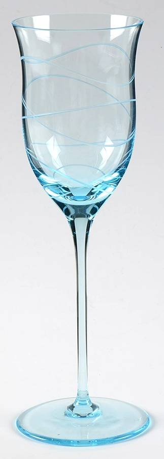 Motus-Blue Wine Glass by Nambe-1