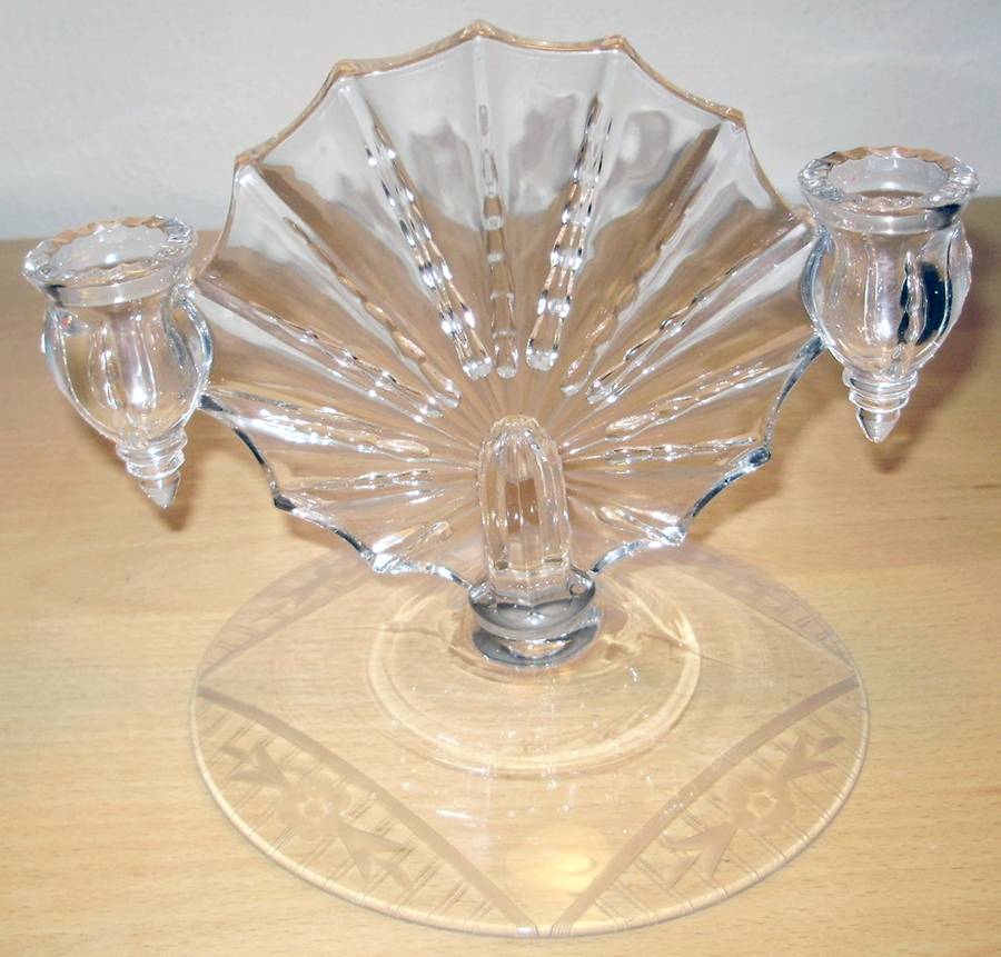 4200-4 Double Light Candlestick by New Martinsville-1