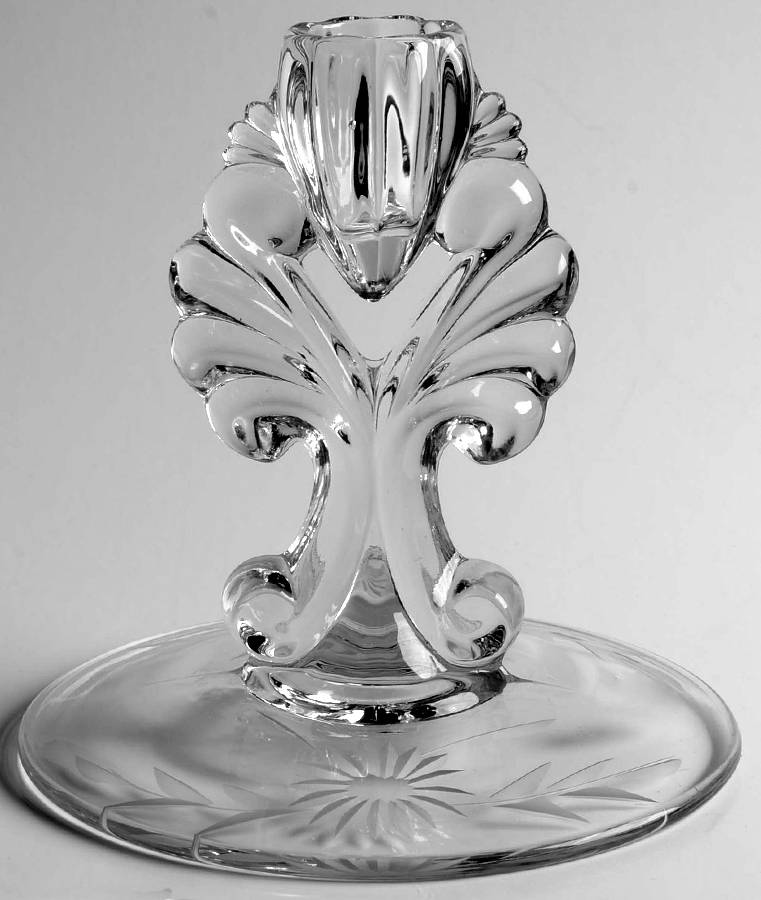 4554-1 Single Light Candlestick by New Martinsville-1