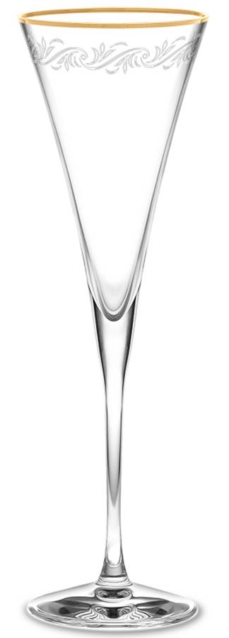 Crestwood Gold Fluted Champagne by Noritake-1