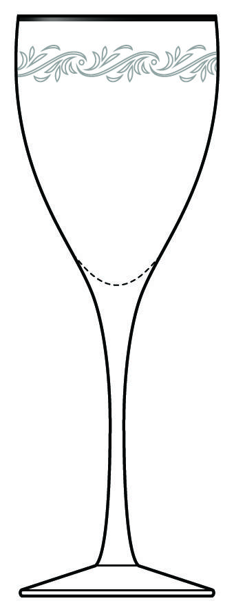 Crestwood-Platinum Water Goblet by Noritake-1