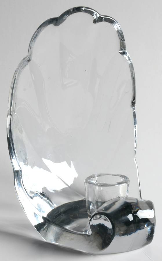 671 Clear Candleholder by New Martinsville-1