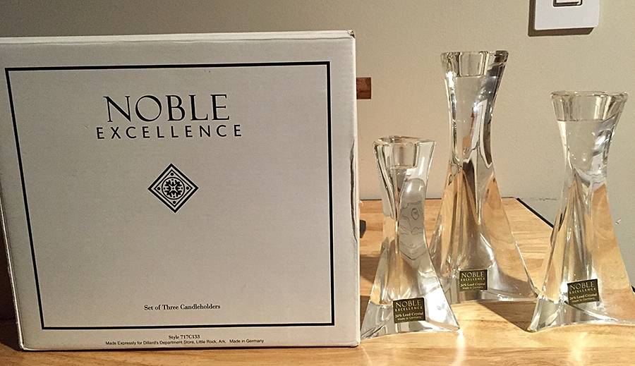 Triton 6" Single Light Candlestick by Noble Excellence-1