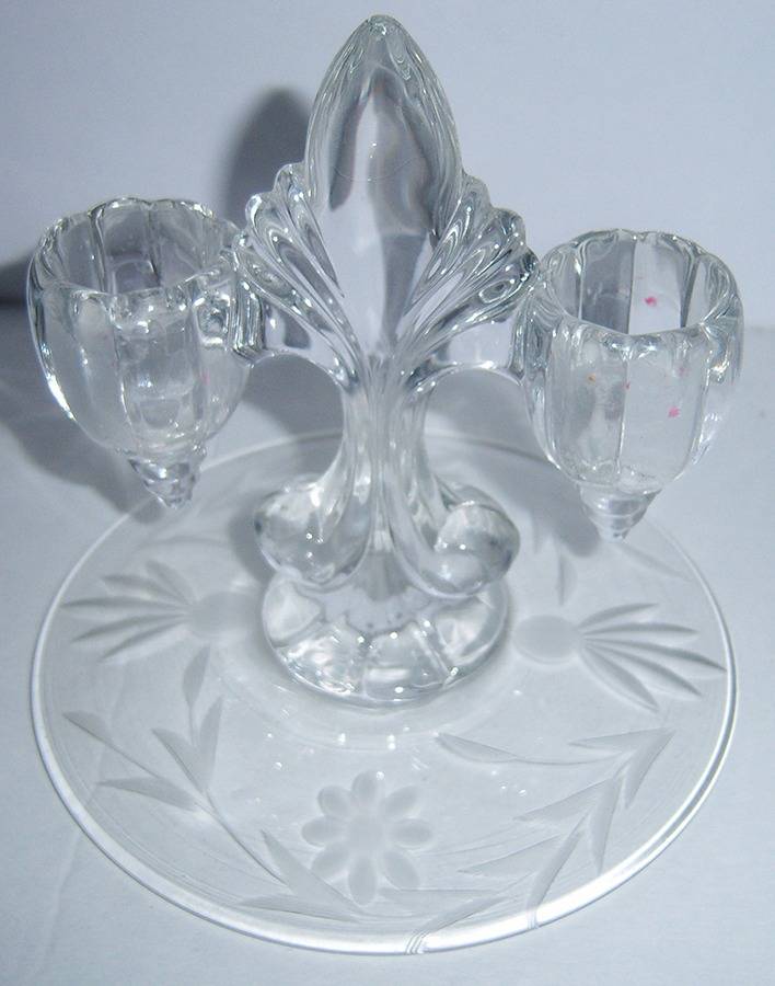 4536-1 Double Light Candlestick by New Martinsville-1