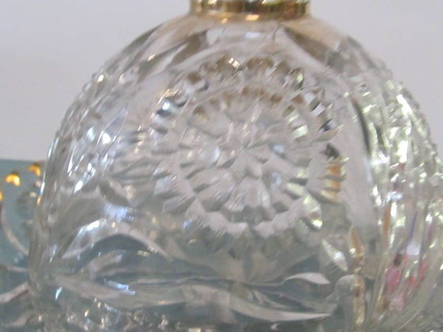 Carnation Clear Lid for Round Butter by New Martinsville-1