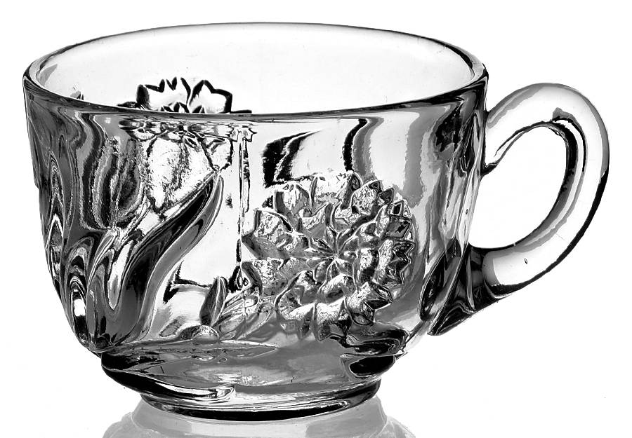 Carnation Clear Punch Cup by New Martinsville-1
