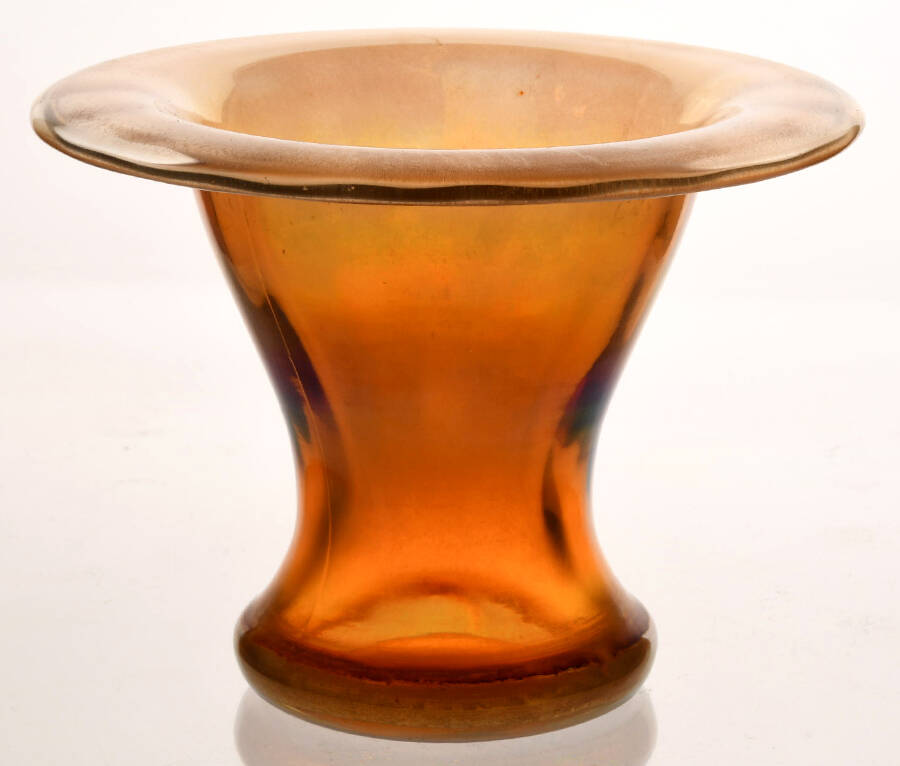 569 Marigold Sweet Pea Vase by Northwood-1