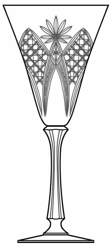 Cathedral Water Goblet by Oscar de la Renta-1