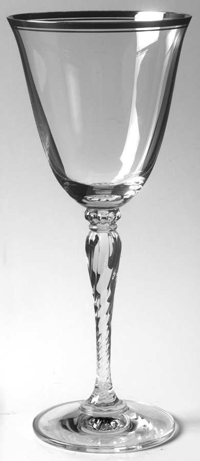 Lafayette Platinum Water Goblet by Oscar de la Renta-1