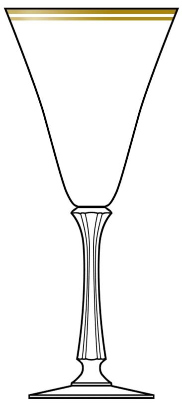 Wedding Band Water Goblet by Oscar de la Renta-1