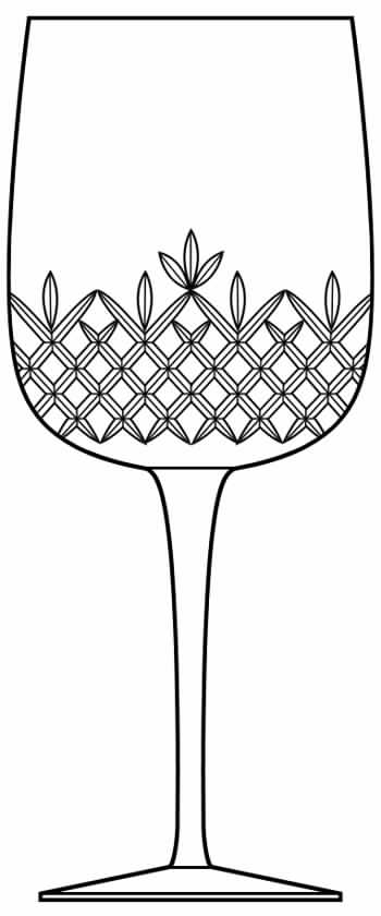 Chandelier Water Goblet by Oneida-1