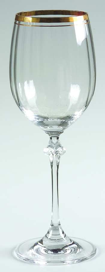 Heiress Gold Wine Glass by Oneida-1