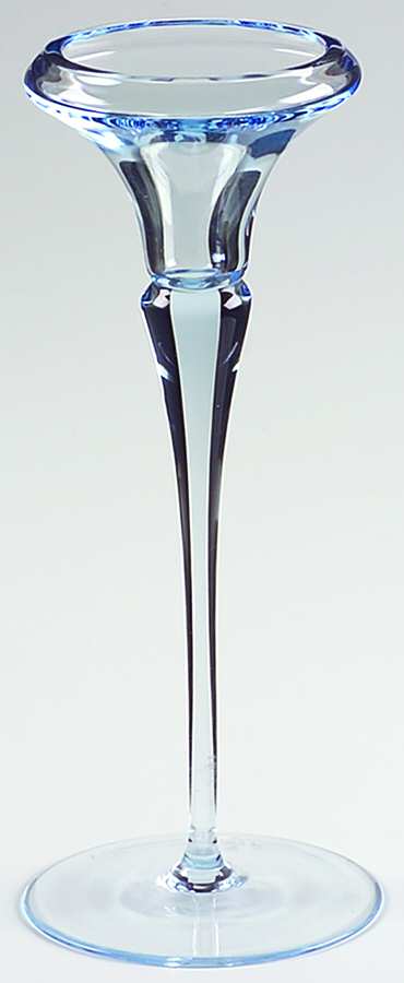 Minx Blue 9" Single Light Candlestick by Oneida-1