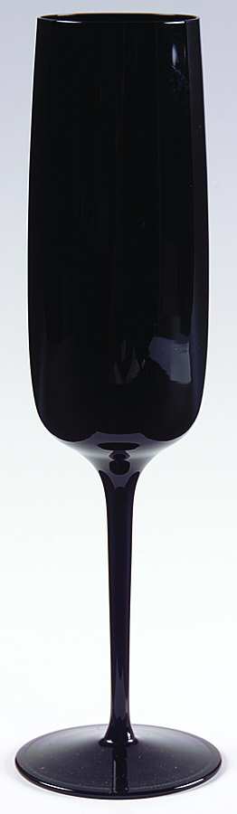 Minx Black (No Trim) Fluted Champagne by Oneida-1