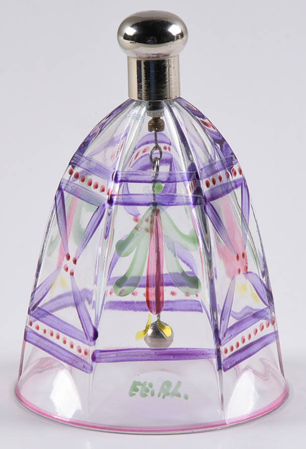 Anna Amethyst (Handpainted, Casual) Bell by Orrefors-1