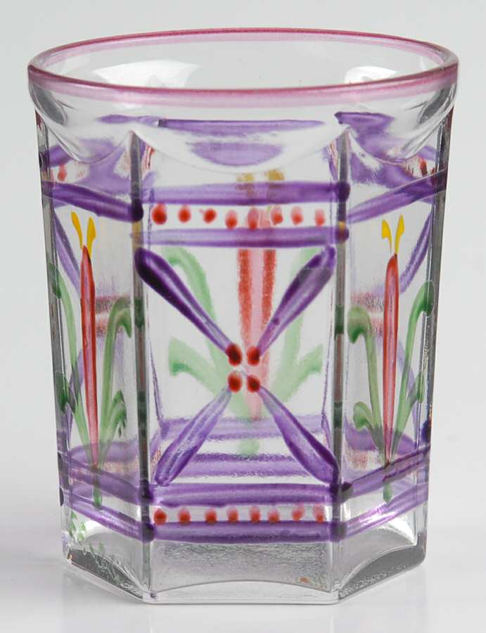 Anna Amethyst (Handpainted, Casual) 2 Oz Flat Tumbler by Orrefors-1