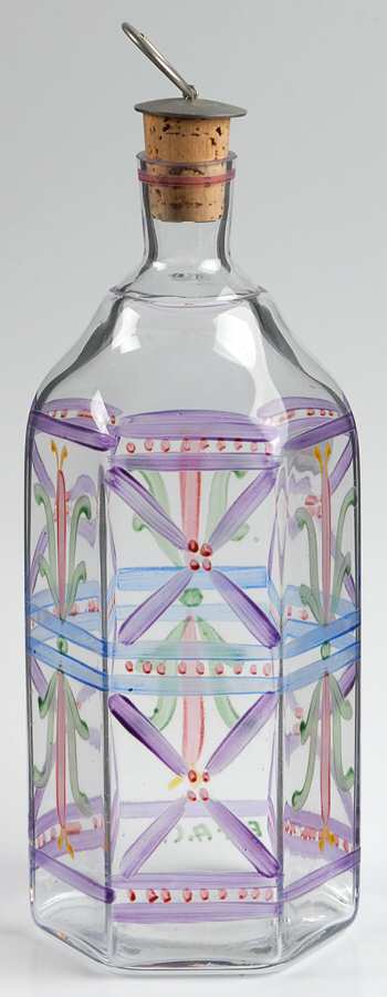 Anna Amethyst (Handpainted, Casual) Decanter & Stopper by Orrefors-1