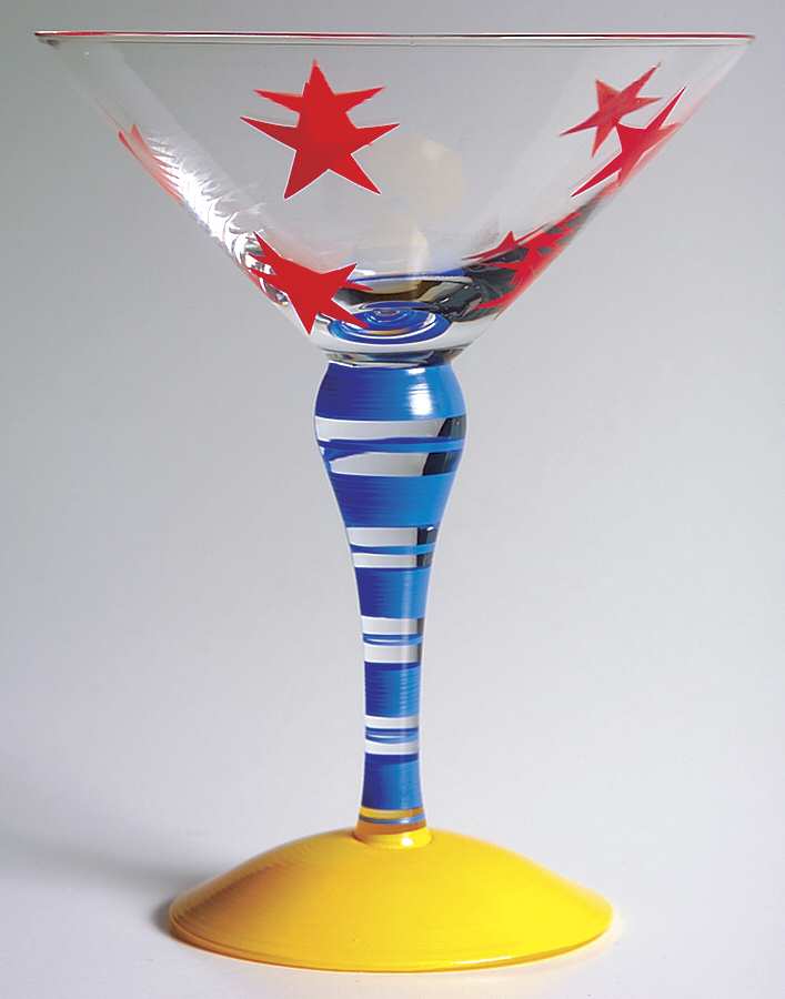 Clown Martini Glass by Orrefors-1