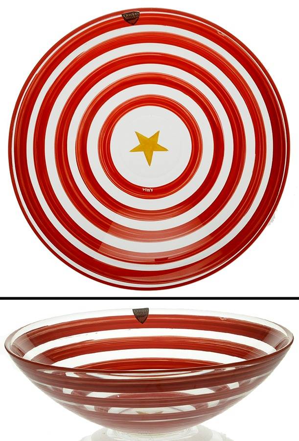 Clown 7" Round Bowl by Orrefors-1