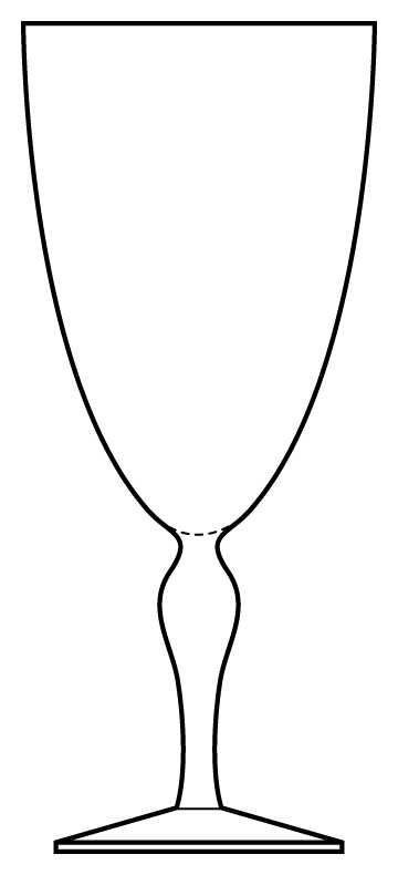 Daphne Water Goblet by Orrefors-1