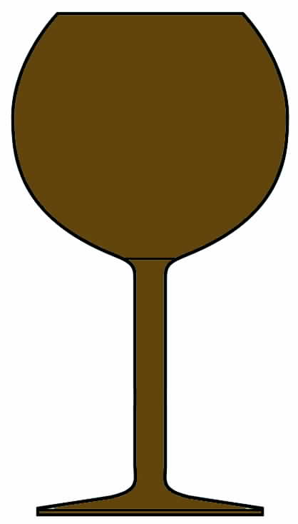 Eva Brown Water Goblet by Orrefors-1