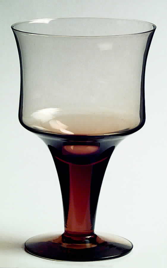 Festival Amber Water Goblet by Orrefors-1