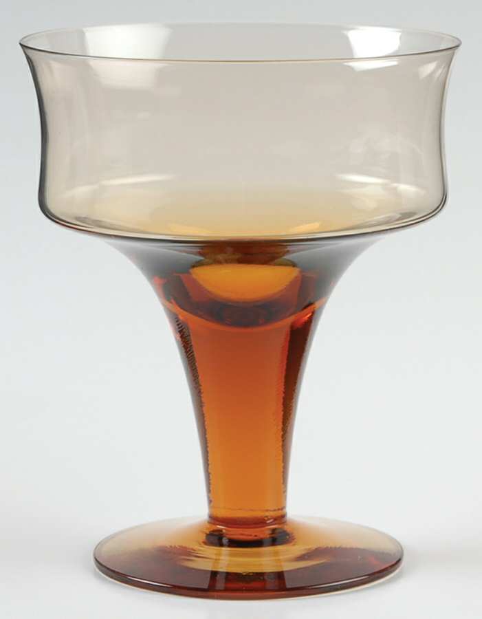 Festival Amber Champagne/Tall Sherbet by Orrefors-1