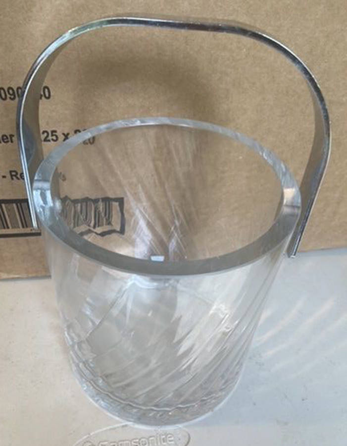 Helena Ice Bucket with Detachable Handle by Orrefors-1
