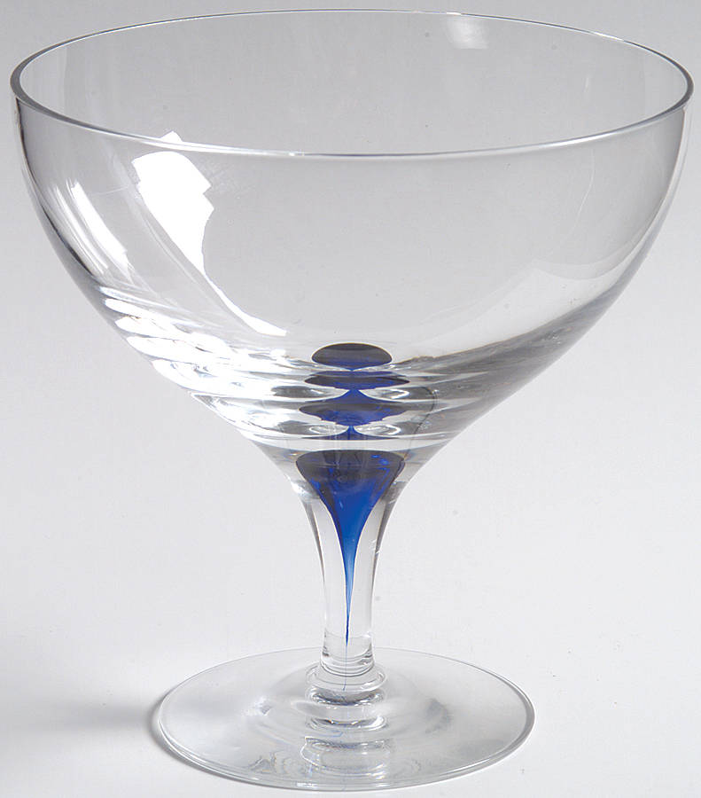 Intermezzo Blue 5" Footed Bowl by Orrefors-1