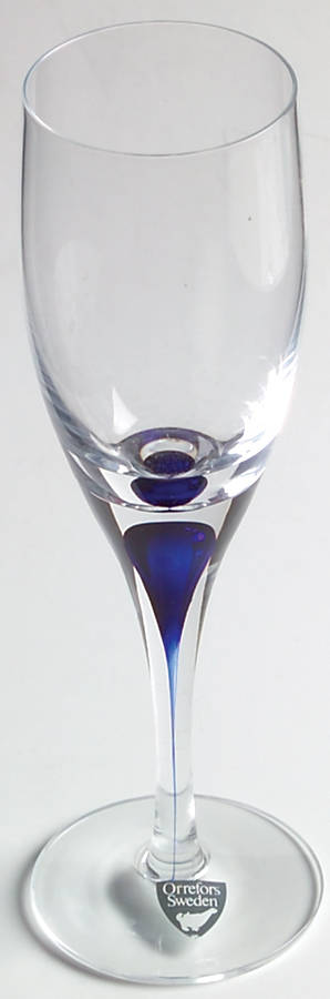 Intermezzo Blue Sherry Glass by Orrefors-1