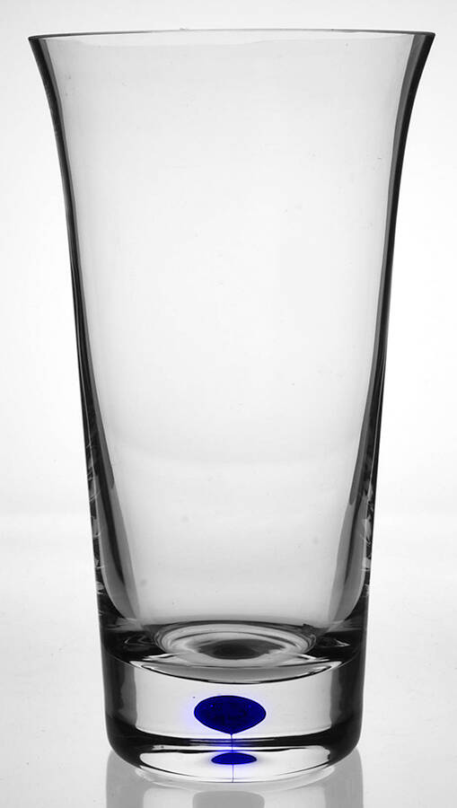 Intermezzo Blue 12" Flower Vase by Orrefors-1