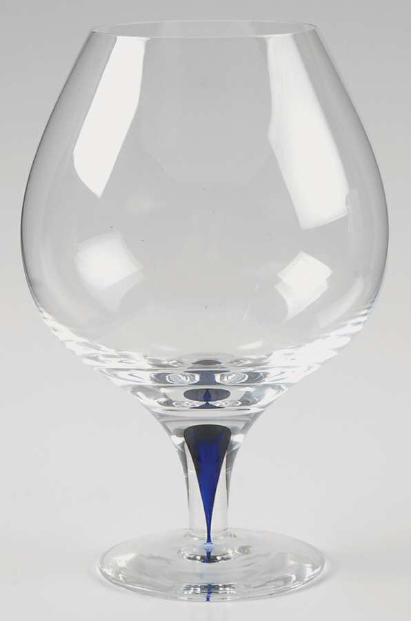 Intermezzo Blue Brandy Glass by Orrefors-1