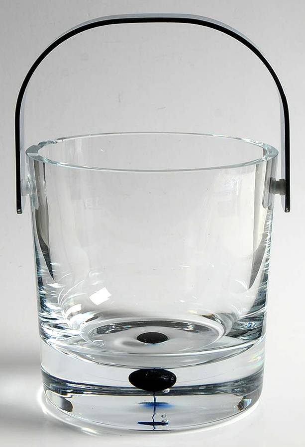 Intermezzo Black Ice Bucket by Orrefors-1