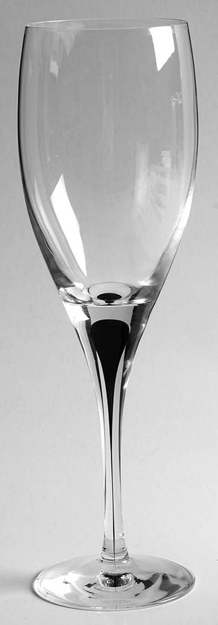 Intermezzo Black Wine Glass by Orrefors-1