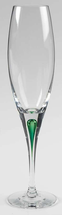 Intermezzo Green Fluted Champagne by Orrefors-1