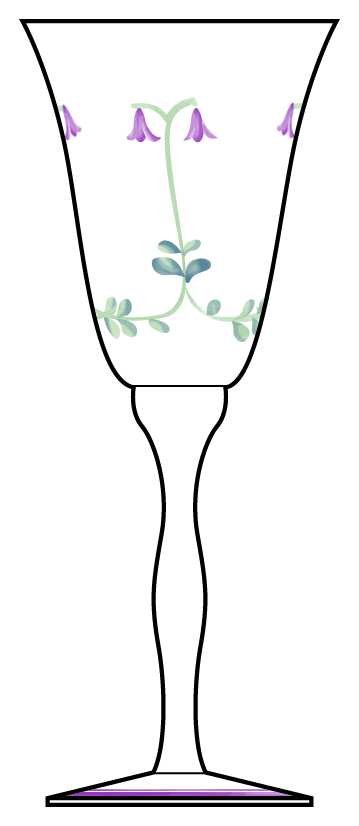 Linnea Water Goblet by Orrefors-1