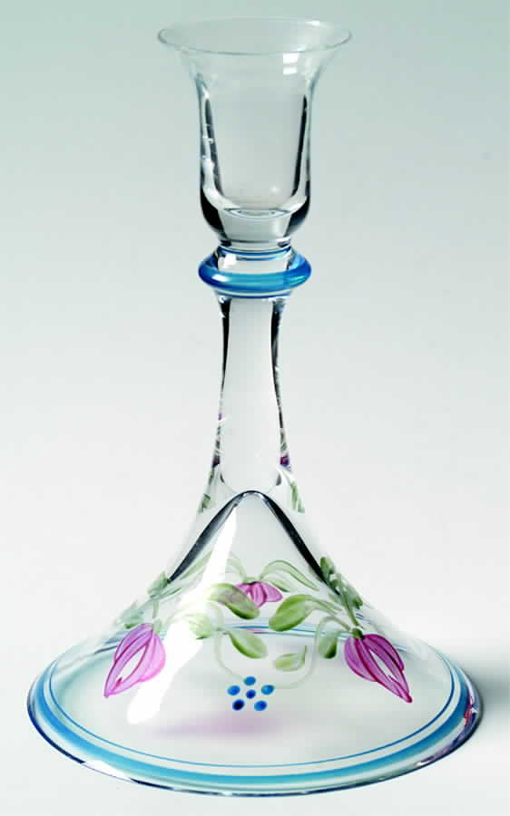 Maja 7" Single Light Candlestick by Orrefors-1