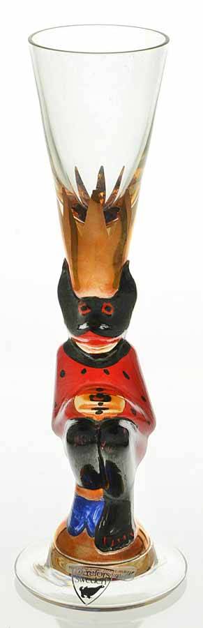Nobel Red Schnapps by Orrefors-1