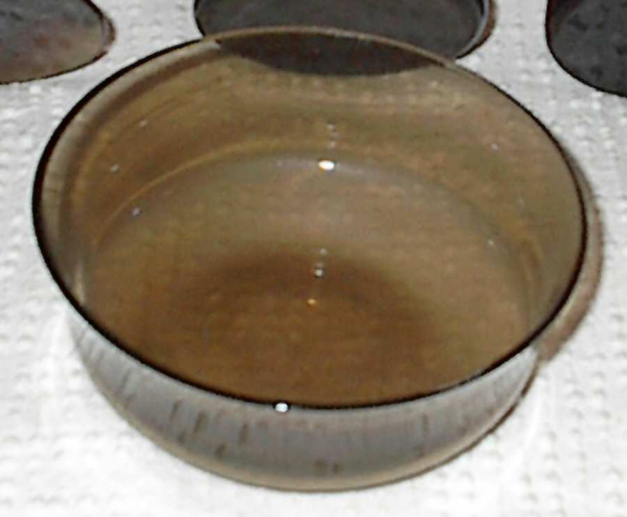 Patio Canyon Brown Finger Bowl by Orrefors-1