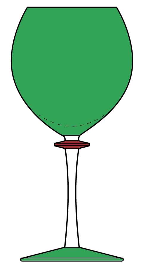 Pepperoni Green Water Goblet by Orrefors-1