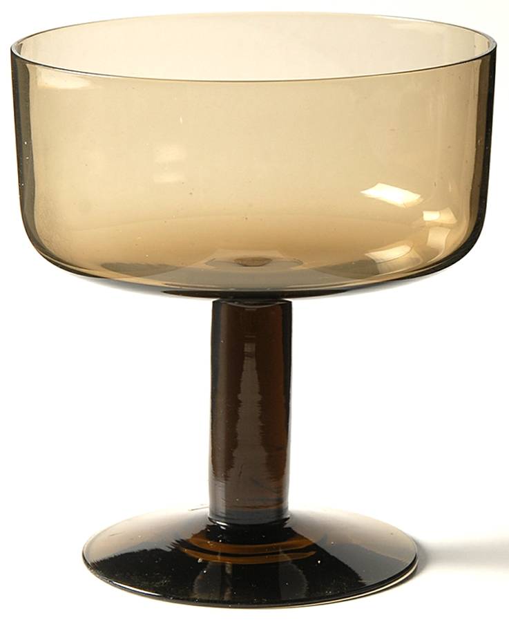 Picnic Canyon Brown Champagne/Tall Sherbet by Orrefors-1