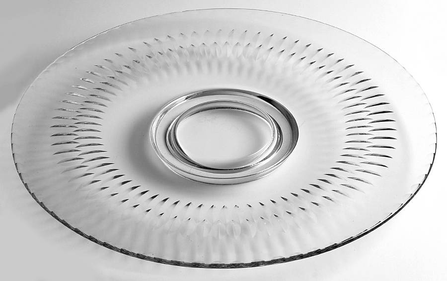 Prelude Clear 14" Torte Plate by Orrefors-1