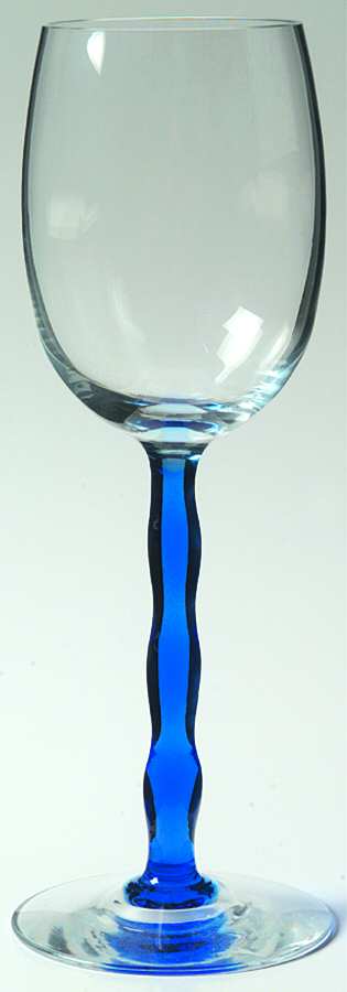 Queen Blue Water Goblet by Orrefors-1