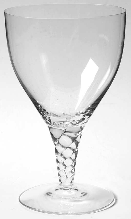 Spiral Clear Water Goblet by Orrefors-1