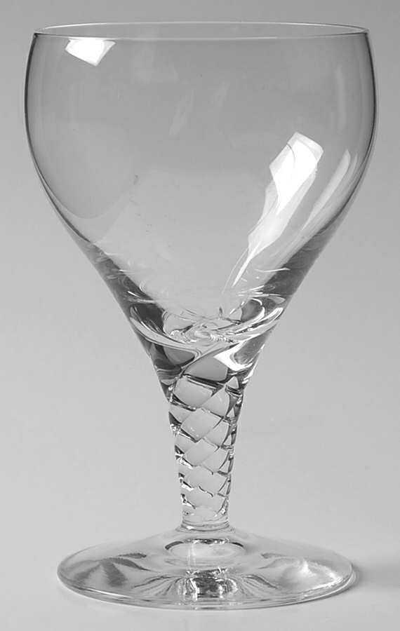 Spiral Clear Wine Glass by Orrefors-1